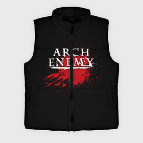 Мужской жилет утепленный 3D с принтом Arch Enemy в Петрозаводске,  |  | arch enemy | band | blood | metal | music | rock | атрибутика | группа | кровь | метал | музыка | рок