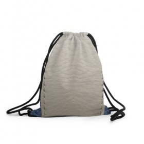 Рюкзак-мешок 3D с принтом Blue and White в Петрозаводске, 100% полиэстер | плотность ткани — 200 г/м2, размер — 35 х 45 см; лямки — толстые шнурки, застежка на шнуровке, без карманов и подкладки | 