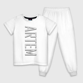 Детская пижама хлопок с принтом Artem-art в Петрозаводске, 100% хлопок |  брюки и футболка прямого кроя, без карманов, на брюках мягкая резинка на поясе и по низу штанин
 | 