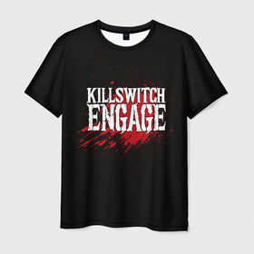 Мужская футболка 3D с принтом Killswitch Engage в Петрозаводске, 100% полиэфир | прямой крой, круглый вырез горловины, длина до линии бедер | 