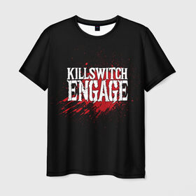 Мужская футболка 3D с принтом Killswitch Engage в Петрозаводске, 100% полиэфир | прямой крой, круглый вырез горловины, длина до линии бедер | Тематика изображения на принте: 