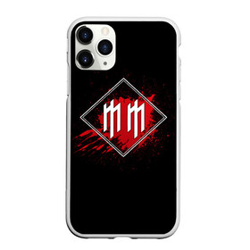 Чехол для iPhone 11 Pro матовый с принтом Marilyn Manson в Петрозаводске, Силикон |  | band | blood | marilyn manson | metal | music | rock | атрибутика | группа | кровь | метал | музыка | рок