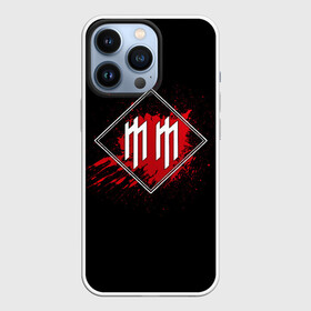 Чехол для iPhone 13 Pro с принтом Marilyn Manson в Петрозаводске,  |  | band | blood | marilyn manson | metal | music | rock | атрибутика | группа | кровь | метал | музыка | рок