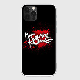 Чехол для iPhone 12 Pro с принтом My Chemical Romance в Петрозаводске, силикон | область печати: задняя сторона чехла, без боковых панелей | band | blood | metal | music | my chemical romance | rock | атрибутика | группа | кровь | метал | музыка | рок