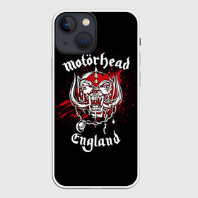 Чехол для iPhone 13 mini с принтом Motorhead в Петрозаводске,  |  | band | blood | metal | motorhead | music | rock | атрибутика | группа | кровь | метал | музыка | рок