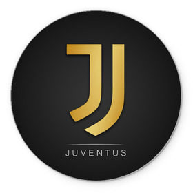 Коврик круглый с принтом Juventus Gold Edition в Петрозаводске, резина и полиэстер | круглая форма, изображение наносится на всю лицевую часть | champions | italy | jeep | juventus | league | италия | лига | чемпионов | ювентус