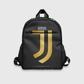 Детский рюкзак 3D с принтом Juventus Gold Edition в Петрозаводске, 100% полиэстер | лямки с регулируемой длиной, сверху петелька, чтобы рюкзак можно было повесить на вешалку. Основное отделение закрывается на молнию, как и внешний карман. Внутри дополнительный карман. По бокам два дополнительных кармашка | champions | italy | jeep | juventus | league | италия | лига | чемпионов | ювентус