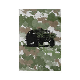 Обложка для паспорта матовая кожа с принтом Jeep в Петрозаводске, натуральная матовая кожа | размер 19,3 х 13,7 см; прозрачные пластиковые крепления | Тематика изображения на принте: 23 февраля | hummer | jeep | авто | армейская | армия | внедорожник | военная | джип | камуфляж | милитари | россия | хамер