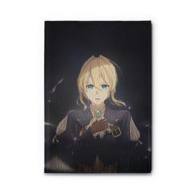 Обложка для автодокументов с принтом Violet Evergarden в Петрозаводске, натуральная кожа |  размер 19,9*13 см; внутри 4 больших “конверта” для документов и один маленький отдел — туда идеально встанут права | Тематика изображения на принте: anime | violet evergarden | аниме | вайолет эвергарден