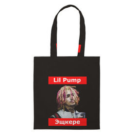 Сумка 3D повседневная с принтом Lil Pump - 104 в Петрозаводске, 100% полиэстер | Плотность: 200 г/м2; Размер: 34×35 см; Высота лямок: 30 см | eskeetit | esskeetit | lil pump | pamp | pump | лил памп | маленький насос | насос | памп | эшкере | эшкереее | эщкере | эщкэрэ