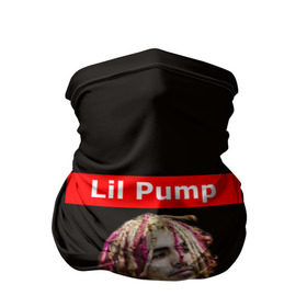 Бандана-труба 3D с принтом Lil Pump - 104 в Петрозаводске, 100% полиэстер, ткань с особыми свойствами — Activecool | плотность 150‒180 г/м2; хорошо тянется, но сохраняет форму | Тематика изображения на принте: eskeetit | esskeetit | lil pump | pamp | pump | лил памп | маленький насос | насос | памп | эшкере | эшкереее | эщкере | эщкэрэ