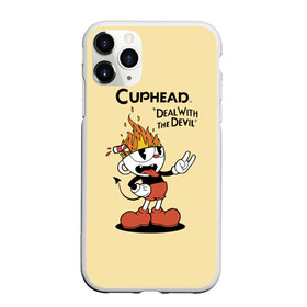 Чехол для iPhone 11 Pro Max матовый с принтом Cuphead в Петрозаводске, Силикон |  | 