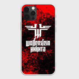 Чехол для iPhone 12 Pro с принтом Никита в стиле Wolfenstein  в Петрозаводске, силикон | область печати: задняя сторона чехла, без боковых панелей | action | blazkowicz | game | name | the new order | wolfenstein | wolfenstein ii: the new colossus | игры | имена | немцы | никита | шутер