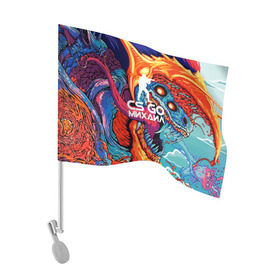 Флаг для автомобиля с принтом Михаил в стиле CS GO в Петрозаводске, 100% полиэстер | Размер: 30*21 см | имена | миша | скоростной зверь