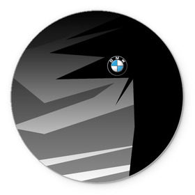Коврик круглый с принтом BMW 2018 Sport в Петрозаводске, резина и полиэстер | круглая форма, изображение наносится на всю лицевую часть | Тематика изображения на принте: bmw | bmw motorsport | bmw performance | carbon | m | m power | motorsport | performance | sport | бмв | карбон | моторспорт | спорт