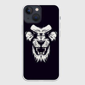 Чехол для iPhone 13 mini с принтом Лев в Петрозаводске,  |  | lev | lion | животные | лев | лева | лион | лицо льва