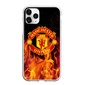 Чехол для iPhone 11 Pro Max матовый с принтом FC Manchester United в Петрозаводске, Силикон |  | fc manchester united | manchester | манчестер юнайтед | футбол