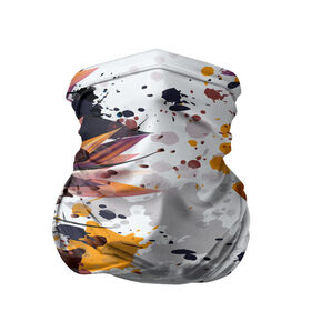 Бандана-труба 3D с принтом Abstraction flower в Петрозаводске, 100% полиэстер, ткань с особыми свойствами — Activecool | плотность 150‒180 г/м2; хорошо тянется, но сохраняет форму | 