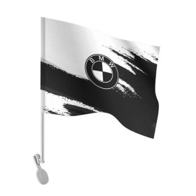 Флаг для автомобиля с принтом bmw black collection 2018 в Петрозаводске, 100% полиэстер | Размер: 30*21 см | auto | automobile | bmw | car | автомобиль | бмв