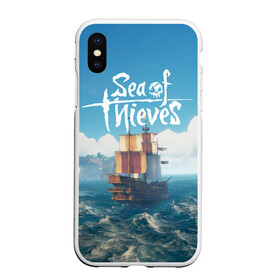 Чехол для iPhone XS Max матовый с принтом Sea of Thieves в Петрозаводске, Силикон | Область печати: задняя сторона чехла, без боковых панелей | pirates | sea of thieves | пираты