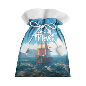 Подарочный 3D мешок с принтом Sea of Thieves в Петрозаводске, 100% полиэстер | Размер: 29*39 см | Тематика изображения на принте: pirates | sea of thieves | пираты