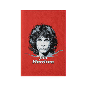 Обложка для паспорта матовая кожа с принтом Jim Morrison в Петрозаводске, натуральная матовая кожа | размер 19,3 х 13,7 см; прозрачные пластиковые крепления | the doors | автор песен | вокалист | джим моррисон | звезда | музыка | певец | поэт | рок | рок музыка | фронтмен