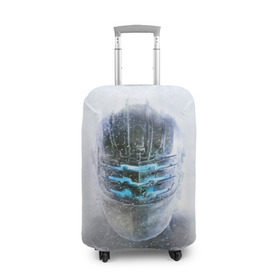 Чехол для чемодана 3D с принтом Dead Space в Петрозаводске, 86% полиэфир, 14% спандекс | двустороннее нанесение принта, прорези для ручек и колес | dead | space | айзек | вирус | зомби | игра | ишимура | кларк | космос | костюм | мёртвый | монстр
