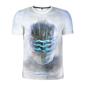 Мужская футболка 3D спортивная с принтом Dead Space в Петрозаводске, 100% полиэстер с улучшенными характеристиками | приталенный силуэт, круглая горловина, широкие плечи, сужается к линии бедра | dead | space | айзек | вирус | зомби | игра | ишимура | кларк | космос | костюм | мёртвый | монстр
