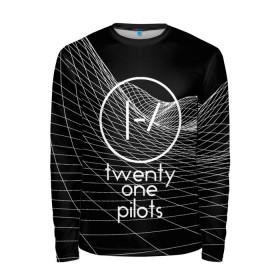 Мужской лонгслив 3D с принтом twenty one pilots в Петрозаводске, 100% полиэстер | длинные рукава, круглый вырез горловины, полуприлегающий силуэт | rock | t.o.p. | top | twenty one pilots | рок