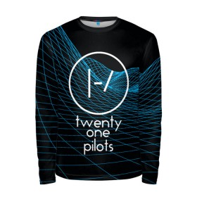 Мужской лонгслив 3D с принтом twenty one pilots style 2018 в Петрозаводске, 100% полиэстер | длинные рукава, круглый вырез горловины, полуприлегающий силуэт | Тематика изображения на принте: rock | t.o.p. | top | twenty one pilots | рок