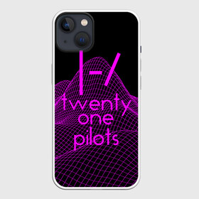 Чехол для iPhone 13 с принтом twenty one pilots neon music в Петрозаводске,  |  | группа | инди поп | синти поп