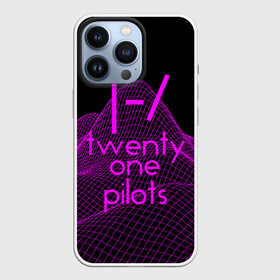 Чехол для iPhone 13 Pro с принтом twenty one pilots neon music в Петрозаводске,  |  | Тематика изображения на принте: группа | инди поп | синти поп