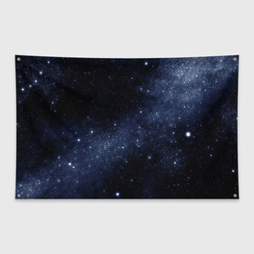Флаг-баннер с принтом Звёздное небо в Петрозаводске, 100% полиэстер | размер 67 х 109 см, плотность ткани — 95 г/м2; по краям флага есть четыре люверса для крепления | вселенная | звёзды | земля | космос | плеяды | пространство