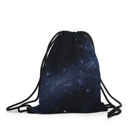 Рюкзак-мешок 3D с принтом Звёздное небо в Петрозаводске, 100% полиэстер | плотность ткани — 200 г/м2, размер — 35 х 45 см; лямки — толстые шнурки, застежка на шнуровке, без карманов и подкладки | вселенная | звёзды | земля | космос | плеяды | пространство