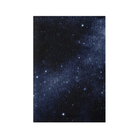 Обложка для паспорта матовая кожа с принтом Звёздное небо в Петрозаводске, натуральная матовая кожа | размер 19,3 х 13,7 см; прозрачные пластиковые крепления | Тематика изображения на принте: вселенная | звёзды | земля | космос | плеяды | пространство
