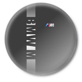 Значок с принтом BMW 2018 M Sport в Петрозаводске,  металл | круглая форма, металлическая застежка в виде булавки | Тематика изображения на принте: bmw | бмв | марка | машины