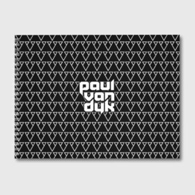 Альбом для рисования с принтом Paul Van Dyk в Петрозаводске, 100% бумага
 | матовая бумага, плотность 200 мг. | paul van dyk | ван | дайк | дук | дюк | маттиас пауль | паул | пауль | пол