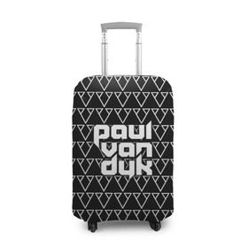 Чехол для чемодана 3D с принтом Paul Van Dyk в Петрозаводске, 86% полиэфир, 14% спандекс | двустороннее нанесение принта, прорези для ручек и колес | paul van dyk | ван | дайк | дук | дюк | маттиас пауль | паул | пауль | пол