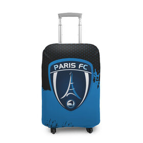 Чехол для чемодана 3D с принтом FC Paris Original uniform в Петрозаводске, 86% полиэфир, 14% спандекс | двустороннее нанесение принта, прорези для ручек и колес | football | soccer | париж