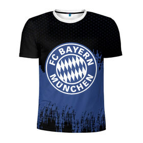 Мужская футболка 3D спортивная с принтом FC Bayern Munchen uniform в Петрозаводске, 100% полиэстер с улучшенными характеристиками | приталенный силуэт, круглая горловина, широкие плечи, сужается к линии бедра | Тематика изображения на принте: football | soccer | байерн