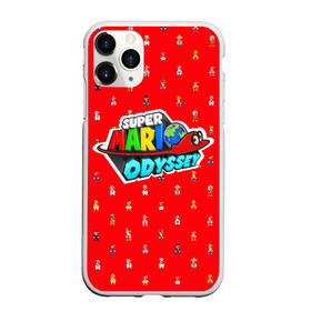 Чехол для iPhone 11 Pro Max матовый с принтом Super Mario Odyssey в Петрозаводске, Силикон |  | nintendo | марио | нинтендо