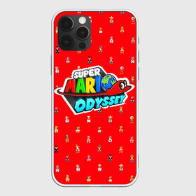 Чехол для iPhone 12 Pro с принтом Super Mario Odyssey в Петрозаводске, силикон | область печати: задняя сторона чехла, без боковых панелей | Тематика изображения на принте: nintendo | марио | нинтендо