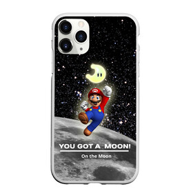 Чехол для iPhone 11 Pro матовый с принтом You got a moon в Петрозаводске, Силикон |  | Тематика изображения на принте: 