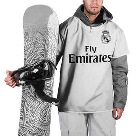 Накидка на куртку 3D с принтом Реал Мадрид Форма Новая 18/19 в Петрозаводске, 100% полиэстер |  | 2019 | cristiano | isco | madrid | real | иско | мадрид | реал | сливочные | форма | футбольная