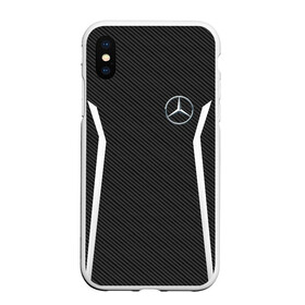 Чехол для iPhone XS Max матовый с принтом MERCEDES BENZ SPORT в Петрозаводске, Силикон | Область печати: задняя сторона чехла, без боковых панелей | mercedes | марка | машины | мерседес