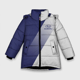 Зимняя куртка для девочек 3D с принтом SUBARU ELITE в Петрозаводске, ткань верха — 100% полиэстер; подклад — 100% полиэстер, утеплитель — 100% полиэстер. | длина ниже бедра, удлиненная спинка, воротник стойка и отстегивающийся капюшон. Есть боковые карманы с листочкой на кнопках, утяжки по низу изделия и внутренний карман на молнии. 

Предусмотрены светоотражающий принт на спинке, радужный светоотражающий элемент на пуллере молнии и на резинке для утяжки. | subaru | марка | машины | субару