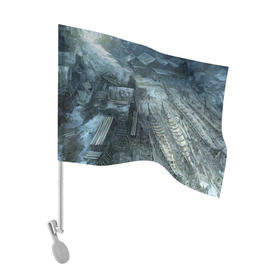 Флаг для автомобиля с принтом The Witcher 3: Wild Hunt в Петрозаводске, 100% полиэстер | Размер: 30*21 см | 3 | shipyard | ведьмак | геральт | дикая | игры | лодки | онлайн | охота | ривии | рпг