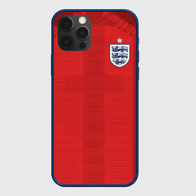 Чехол для iPhone 12 Pro с принтом England away WC 2018 в Петрозаводске, силикон | область печати: задняя сторона чехла, без боковых панелей | Тематика изображения на принте: cup | england | fifa | russia | world | англия | мира | россия | чемпионат