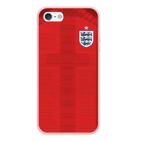 Чехол для iPhone 5/5S матовый с принтом England away WC 2018 в Петрозаводске, Силикон | Область печати: задняя сторона чехла, без боковых панелей | cup | england | fifa | russia | world | англия | мира | россия | чемпионат