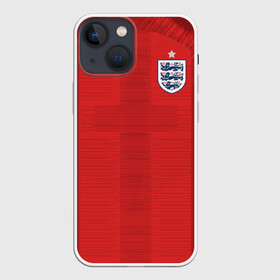 Чехол для iPhone 13 mini с принтом England away WC 2018 в Петрозаводске,  |  | Тематика изображения на принте: cup | england | fifa | russia | world | англия | мира | россия | чемпионат